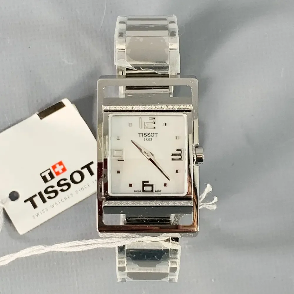 TISSOT Silver Chain Link Metal Women's Watch